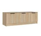 Meuble TV Chêne Sonoma 102x35x36,5 Cm Bois Contreplaqué