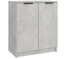 Armoire à Chaussures Gris Béton 59x35x70 Cm Bois Contreplaqué