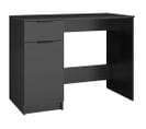 Bureau Noir 100x50x75 Cm Bois Contreplaqué