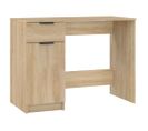 Bureau Chêne Sonoma 100x50x75 Cm Bois Contreplaqué