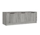 Meuble TV Sonoma Gris 102x35x36,5 Cm Bois Contreplaqué