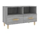 Meuble TV Sonoma Gris 80x36x50 Cm Bois Contreplaqué