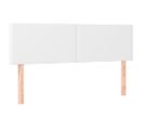 Têtes De Lit 2 Pcs Blanc 72x5x78/88 Cm Similicuir