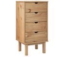 Chiffonnier Otta 46x39,5x90 Cm Bois De Pin Massif