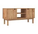 Meuble TV Otta 113,5x43x57 Cm Bois De Pin Massif