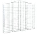 Panier De Gabions Arqué 200x30x160/180 Cm Fer Galvanisé