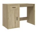 Bureau Chêne Sonoma 100x49x75 Cm Bois Contreplaqué