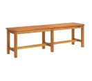 Banc De Jardin 150x35x45 Cm Bois Massif D'acacia