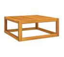 Table Basse 68x68x29 Cm Bois D'acacia Massif