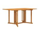 Table De Jardin Papillon Pliante 150x90x75 Cm Bois Massif Teck