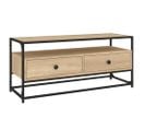 Meuble TV Chêne Sonoma 100x35x45 Cm Bois Contreplaqué