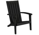 Chaise De Jardin Adirondack Noir Polypropylène