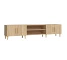 Meubles TV Chêne Sonoma 180x31,5x40 Cm Bois Contreplaqué