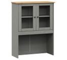 Dessus De Commode Vigo Gris 78x30x100 Cm Bois Massif De Pin