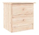 Table de chevet ALTA 41x35x41 cm bois de pin massif