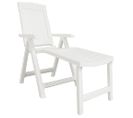 Chaise Longue Blanc Plastique