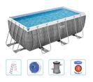 Ensemble De Piscine Rectangulaire Power Steel 412x201x122 Cm