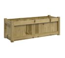 Jardinière D'extérieur 90x31x31 Cm Bois De Pin Imprégné