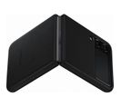 Coque En Cuir Pour Samsung Galaxy Z Flip 3 Noir