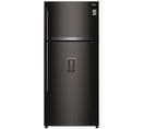 Réfrigérateur Congélateur 2 Portes - 509l  - No Frost - E - L78cm x H180 cm Noir - Gtf7850bl