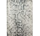 Tapis Tissé Plat Cypher Snake En Polyester - Gris - 120x170 Cm