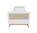 Marelia - Lit Junior Tressage Rotin 90x200 - Neige