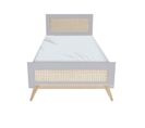 Marelia - Lit Junior Tressage Rotin 90x200 - Lune