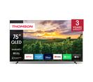 TV 75 Pouces (189 Cm) Qled Téléviseur - Smart Android TV (wlan, Hdr, Triple Tuner Dvb-c/s2/t2,