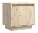 Table De Chevet, Table De Nuit, Meuble De Rangement 40x30x40 Cm Bois De Pin Solide