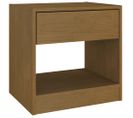 Table De Chevet, Table De Nuit, Meuble De Rangement Marron Miel 40x31x40 Cm Bois De Pin Massif