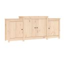 Buffet - Bahut - Meuble De Rangement 164x37x68 Cm Bois Massif De Pin