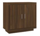 Buffet - Bahut - Meuble De Rangement Chêne Marron 80x40x75 Cm Bois D'ingénierie