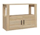 Buffet - Bahut - Meuble De Rangement Chêne Sonoma 80x30x60 Cm Bois D'ingénierie