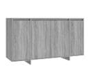 Buffet - Bahut - Meuble De Rangement Sonoma Gris 135x41x75 Cm Bois D'ingénierie