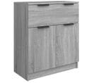 Buffet - Bahut - Meuble De Rangement Sonoma Gris 60x30x70 Cm Bois D'ingénierie