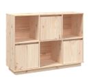 Buffet - Bahut - Meuble De Rangement 110,5x35x80 Cm Bois Massif De Pin