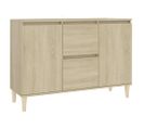 Buffet - Bahut - Meuble De Rangement Chêne Sonoma 101x35x70 Cm Bois D'ingénierie