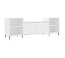 Meuble TV - Banc TV - Meuble De Rangement Pour Salon Blanc 160x35x55 Cm Bois D'ingénierie