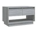 Meuble TV - Banc TV - Meuble De Rangement Pour Salon Sonoma Gris 70x41x44 Cm Bois D'ingénierie