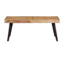 Table Basse, Table De Salon Bois De Manguier Massif 90x55x36 Cm