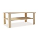 Table Basse, Table De Salon Bois D'ingénierie 100x59x42 Cm Chêne