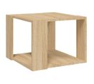 Table Basse, Table De Salon Chêne Sonoma 40x40x30 Cm Bois D'ingénierie