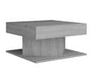 Table Basse, Table De Salon Sonoma Gris 57x57x30 Cm Bois D'ingénierie