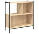 Bibliothèque, Étagère, Meuble De Rangement Chêne Sonoma 72x28x77,5 Cm Bois D'ingénierie