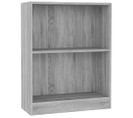 Bibliothèque, Étagère, Meuble De Rangement Sonoma Gris 60x24x76 Cm Bois D'ingénierie