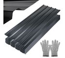 Panneaux De Toiture 129x46cm Tôles Profilées - 12pcs Anthracite 7㎡