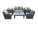 4 Places Salon De Jardin En Rotin Salon De Jardin De Jardin Ave Table Basse