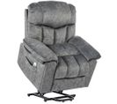 Fauteuil De Massage Électrique Inclinable - Gris