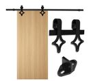 Kit De Porte Coulissante Système Coulissante Ferrure Pour Système Pour Portes Ensemble Complet 183cm