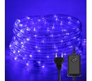 Tube Lumineux LED Multicolore Extérieur Étanche Chaîne Lumineuse Lampe Décor 20m Bleu